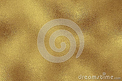 Gold metallic effect foil. Golden texture for design. Beautiful background. Abstract glitter mottled speckled structure. Shine gli Vector Illustration