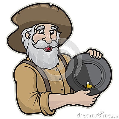 Gold Miner Vector Illustration