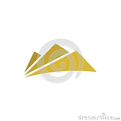 Gold Mining Logo Design logo, sign, icon Stock Photo