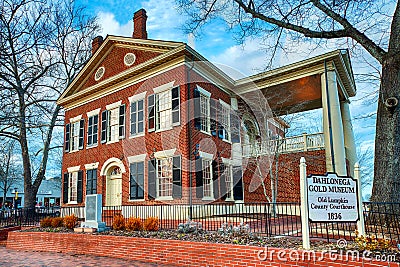 Gold Museum in Dahlonega, GA Editorial Stock Photo