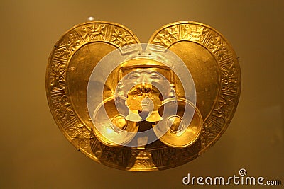 Gold Museum Museo del Oro, Bogota, Colombia Editorial Stock Photo