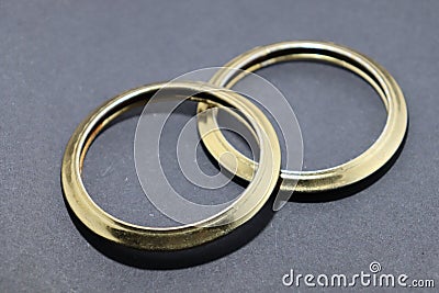 Gold,silver new design bangles jewellery on black blur background. Stock Photo