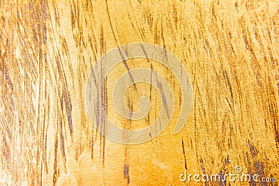 Gold paint scratch texture background Stock Photo