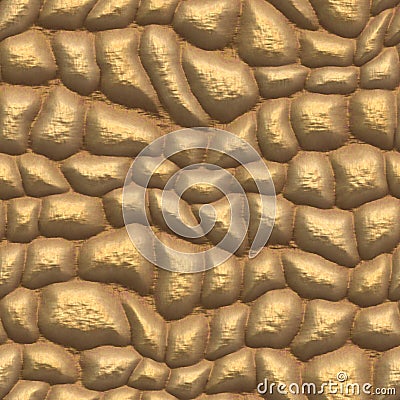 Gold pavement Stock Photo