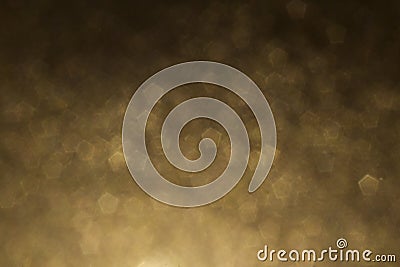Gold pentagon shape abstract background Stock Photo