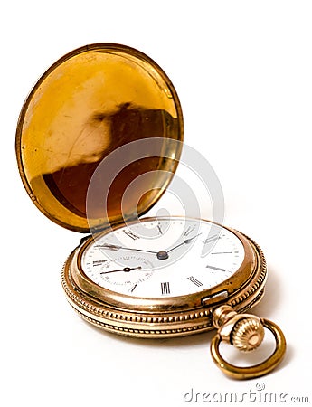 Retirement pocket watch Stock Photo