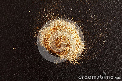 Gold powder Stock Photo