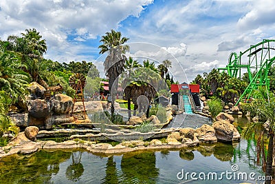 Gold Reef City Theme Park, Johannesburg, South Africa Editorial Stock Photo