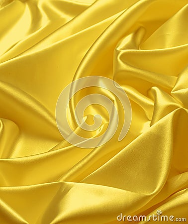 Gold satin Stock Photo