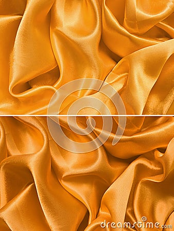 Gold satin texture Stock Photo