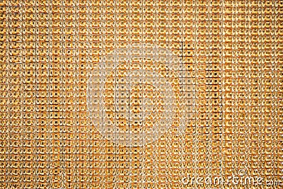 Gold sequins mosaic pattern Stock Photo