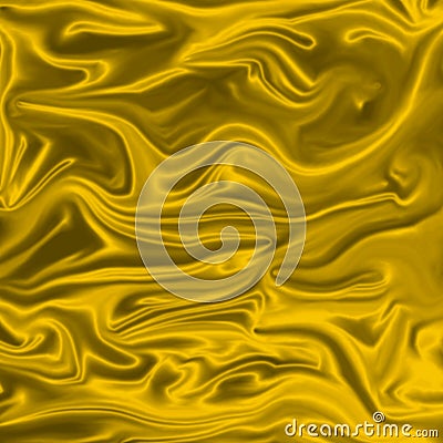 Gold silk Stock Photo