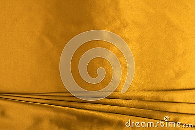 Gold silk Stock Photo