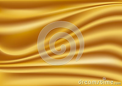 Gold silk background Vector Illustration
