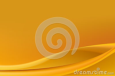 Gold silk background with some soft folds Vector Illustration