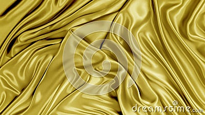 Gold silk Stock Photo