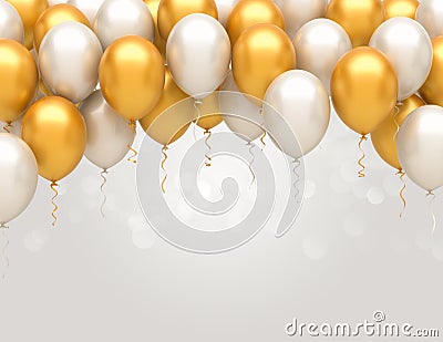 Happy Birthday Balloons. Stock Photo