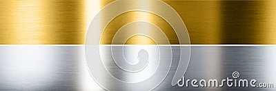 Gold, silver and bronze collection. Metal background. 3d rendering Stock Photo