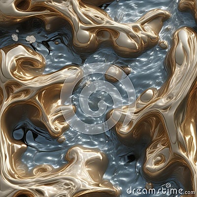 gold splash. 3d rendering 3d rendering gold splash. 3d rendering 3d rendering golden and black liquid background. 3d rendering, Cartoon Illustration