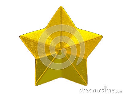 Gold star Stock Photo