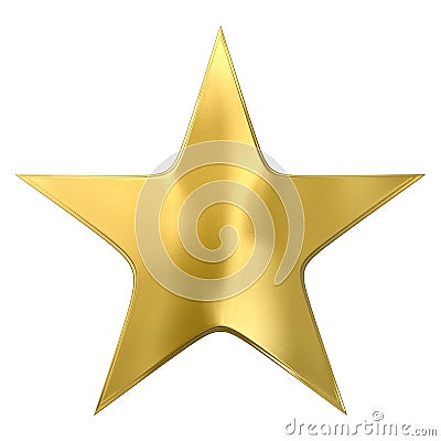 Gold star Stock Photo