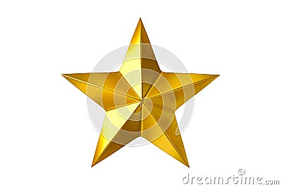 Gold star Stock Photo