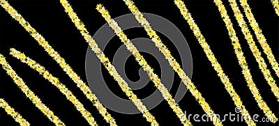 Gold Stars Vector Confetti Isolated. Festive Garland. Bright Celebration Particles. Winter Vector Illustration