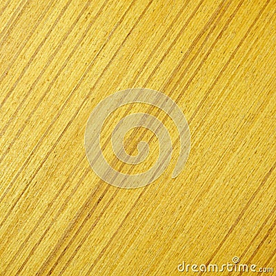 Gold Teak Wood (Tectona grandis L.f.) Texture. Stock Photo