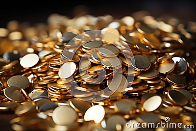 Gold themed background stock photo Stock Photo