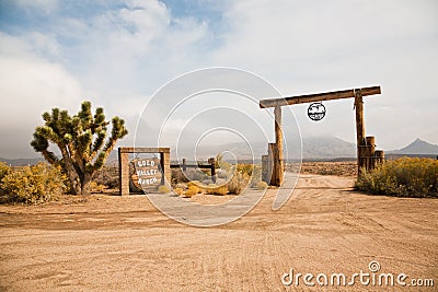 Gold Valley Ranch Stock Photo