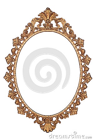 Gold vintage frame Stock Photo