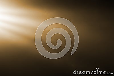 gold warm color bright lens flare rays flashes leak for transitions on black background,movie titles and overlaying Stock Photo