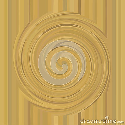 Gold whirlpool background. Golden oil swirl texture. Vector Illustration