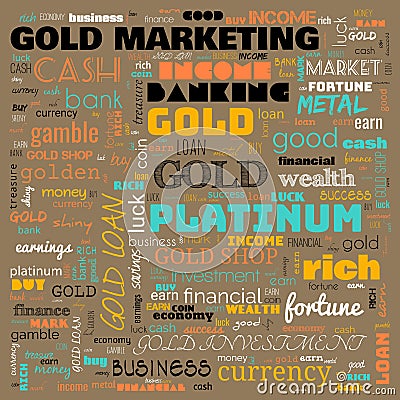 gold word cloud, text, word cloud use for banner, painting, motivation, web-page, website background, t-shirt & shirt printing, Cartoon Illustration