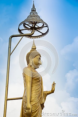 Golded Buddha Stock Photo