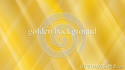 Golden, abstract background consisting of various abstract randomly arranged lines. Vector Illustration