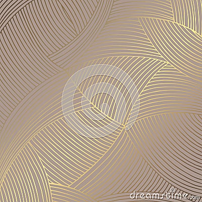 Golden abstract. Elegant decorative background. Vector pattern for the design Vector Illustration