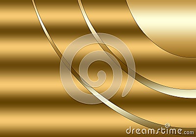 Golden abstract elegantly bevel emboss Stock Photo