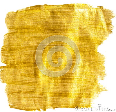 Golden acrylic background Stock Photo