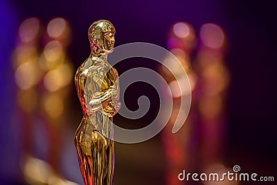 Golden Award Editorial Stock Photo