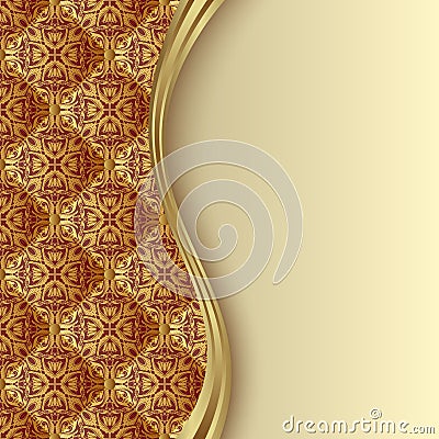 Golden background Vector Illustration