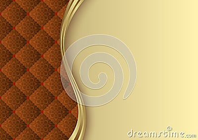 Golden background Vector Illustration