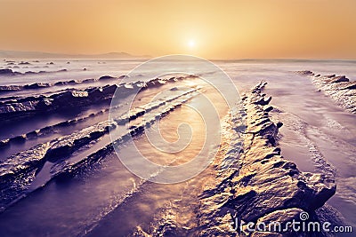 Golden Barrika beach Stock Photo