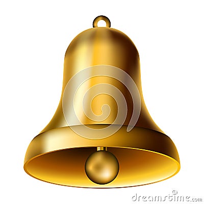 Golden bell Vector Illustration