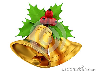 Golden bells Stock Photo