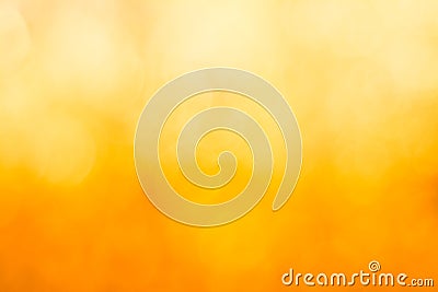 Golden bokeh blur abstract background Stock Photo