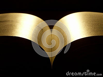 Golden book Stock Photo