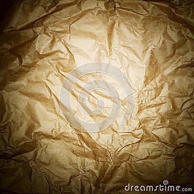 Golden brown crisped paped background Stock Photo