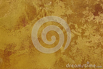 Golden brown texture background canvas. Copy space. Stock Photo