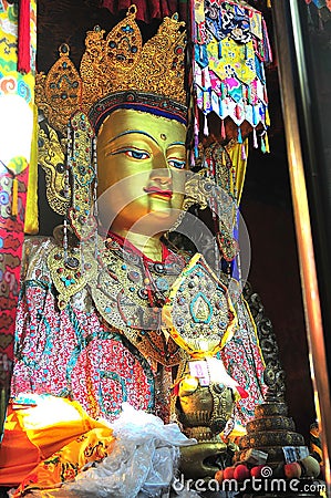 Golden Buddha images Editorial Stock Photo
